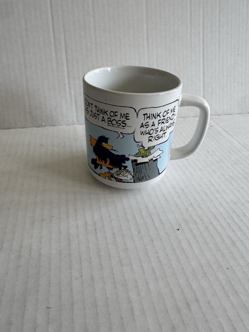 Shoe Comic Coffee Mug Applause Wallace Berrie & Co. Inc. 1984 Korea Ceramic Cup